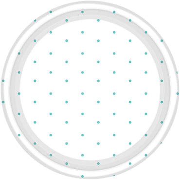 Dots Round NPC Dessert Paper Plates FSC 17cm 8pk