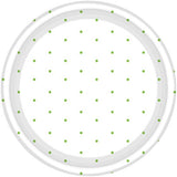 Dots Round NPC Dessert Paper Plates FSC 17cm 8pk