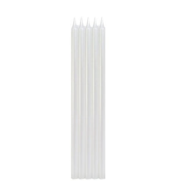 Iridescent Taper Candles 16cm 10pk