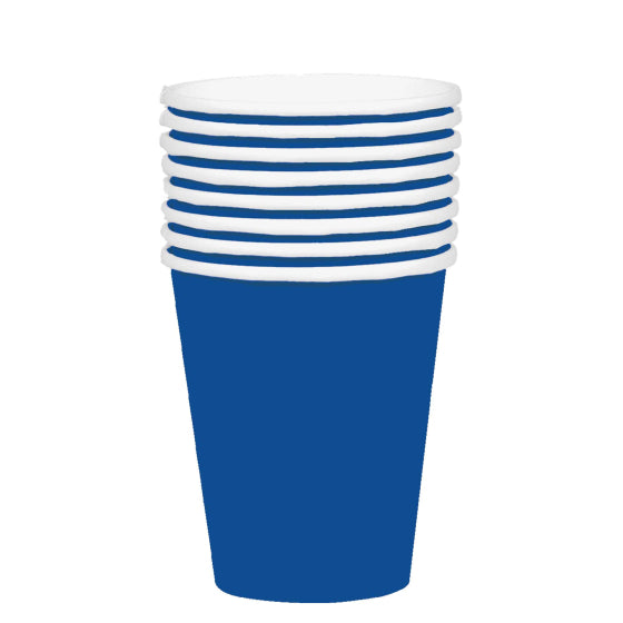 Bright Royal Blue HC Paper Cups FSC 354ml 20pk