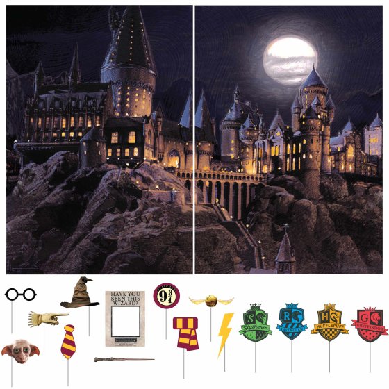 Harry Potter Castle Scene Setter with Props FSC 17pk