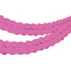 Bright Pink Tissue Paper Garland FSC 4m Each