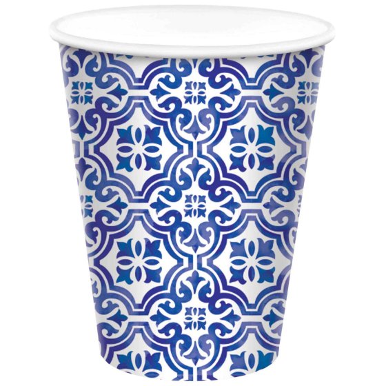 Mediterranean Paper Cup FSC HC 266ml 8pk