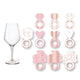 Team Bride Prosecco Glass Markers FSC 10pk