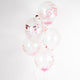 Team Bride Latex Balloons with Confetti 30cm 6pk