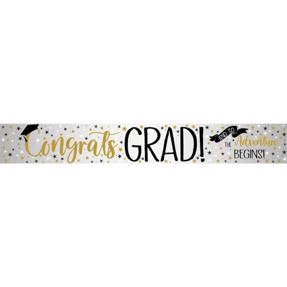 Graduation Foil Banner 2.7m Each