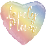 Lovely Mum Ombre Foil Balloon 45cm Each