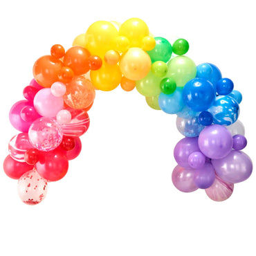 Rainbow Balloon Arch