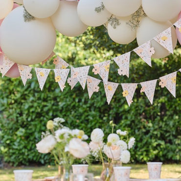 Birthday Bloom Flag Bunting 5m Each