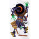 Crashing Witch Door Cover 13cm x 76cm Each