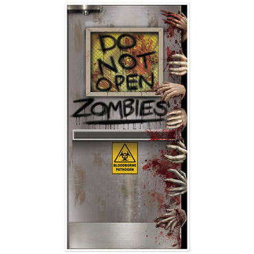 Zombies Lab Door Cover 13cm x 76cm Each