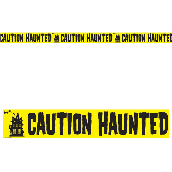 Caution Haunted Party Tape 6m Each