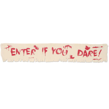 Enter If You Dare! Fabric Banner 30cm x 182.88cm Each