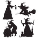 Witch Silhouettes 4pk