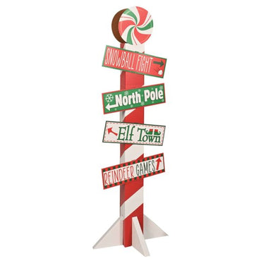 3-D North Pole Directional Post Prop 146cm x 50cm Each