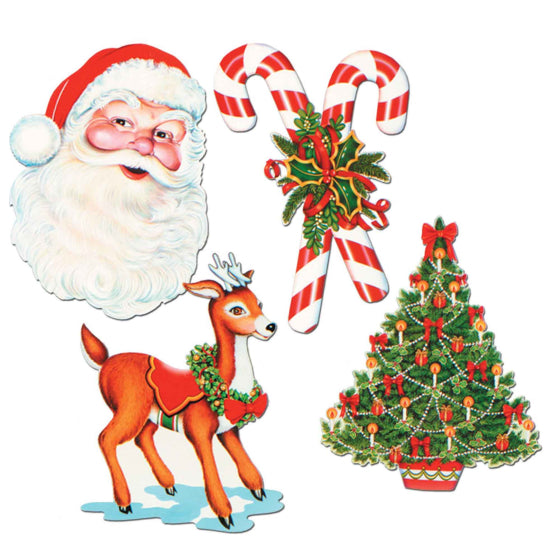 Christmas Cutouts 4pk