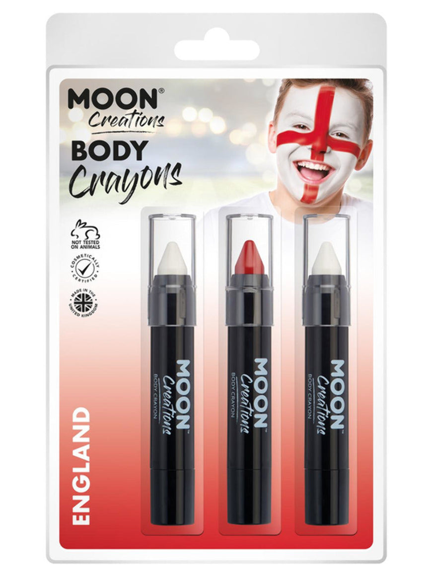 Body Crayons - England - Red, White