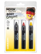 Body Crayons - Germany - Black, Red, Yellow