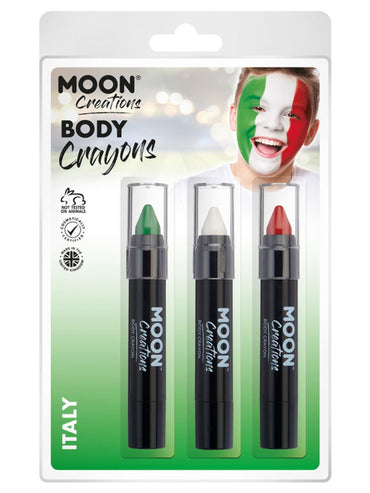 Body Crayons - Italy - Green, White, Red