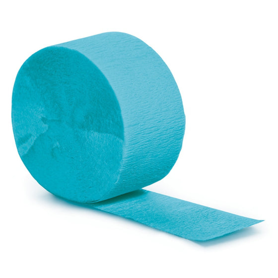 Bermuda Blue Crepe Streamer 24m Each