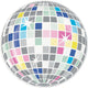 Birthday Beats Disco Ball NPC Paper Plates 17cm 8pk