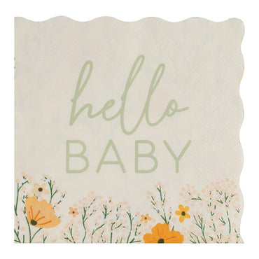 Floral Baby Floral Napkins 16pk