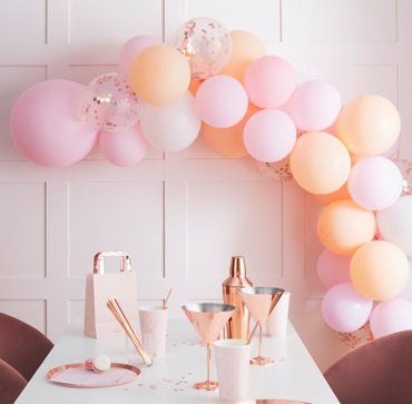 Blush Hen Balloon Arch