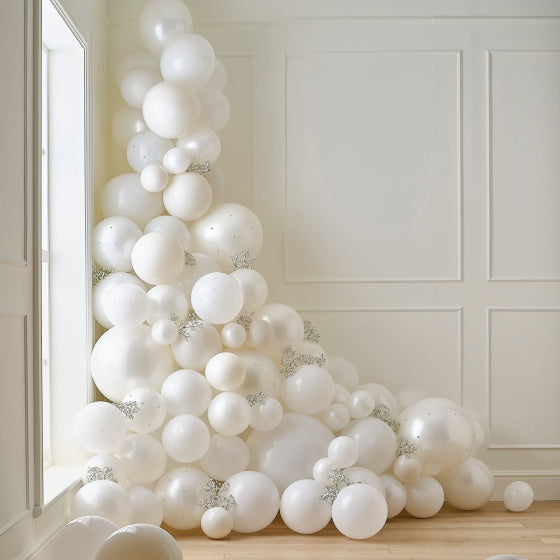 Modern Luxe Pearl Balloon Arch