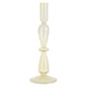 Pastel Wave Yellow Candle Holder Each