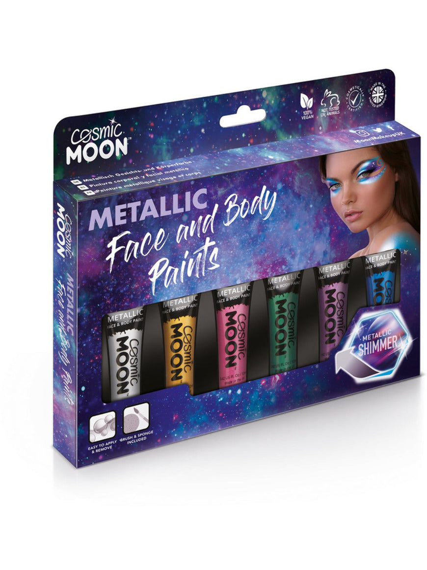 Assorted Cosmic Metallic Face & Body Paint Boxset