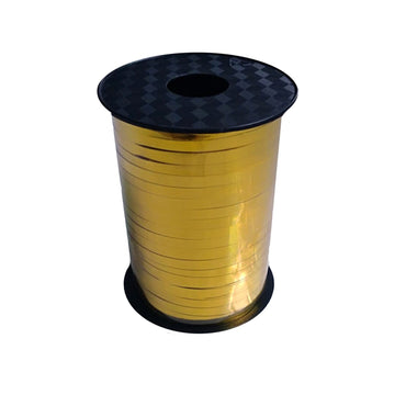 Dark Gold Metallic Balloon Ribbon 225m Each