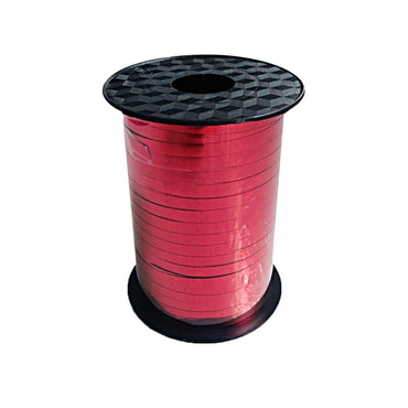 Red Metallic Balloon Ribbon 225m Each