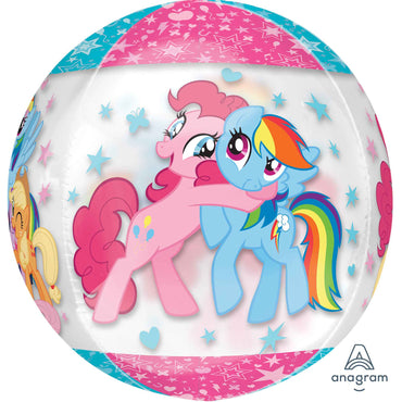 My Little Pony Friendship Orbz Clear Balloons 38cm x 40cm Each