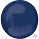 Navy Blue Orbz Foil Balloons 38cm x 40cm  Each