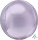 Pastel Lilac Orbz Foil Balloons 38cm x 40cm  Each