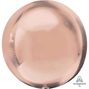 Rose Gold Orbz Foil Balloons 53cm Each