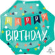 Happy Birthday Reason to Celebrate Foil Balloon 55cm Each