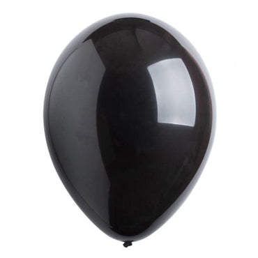 Fashion Black Latex Balloons 30cm 200pk