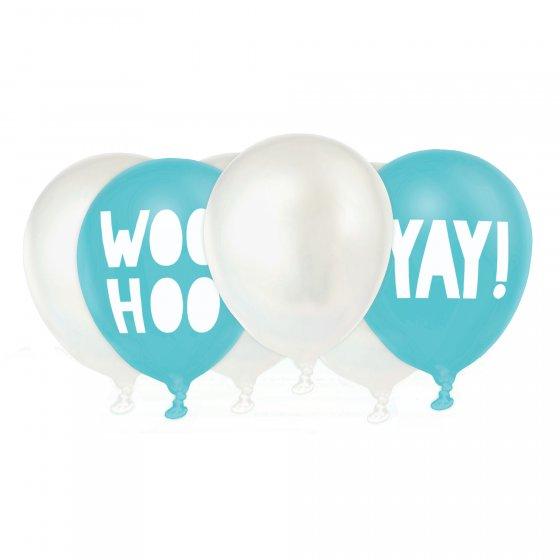 Iridescenet Shimmering Party Latex Balloons 30cm 6pk