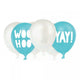 Iridescenet Shimmering Party Latex Balloons 30cm 6pk