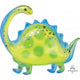 Dino-Mite Party Brontosaurus Dinosaur Supershape Foil Balloon 81cm x 68cm Each