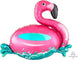 Floating Flamingo Supershape Foil Balloon 76cm x 68cm Each