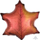 Orange Maple Leaf Supershape Foil Balloon 63cm x 63cm Each