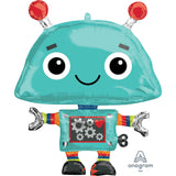 Robot Supershape Foil Balloon 63cm x 73cm Each