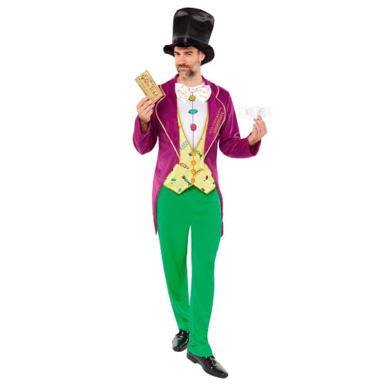 Charlie & The Chocolate Factory Willy Wonka Men's Costume