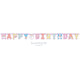 Unicorn Party Happy Birthday Jumbo Add-An-Age Letter Banner Each