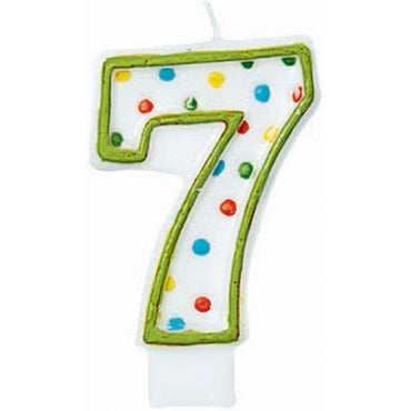 #7 Polka Dots Flat Candle Each