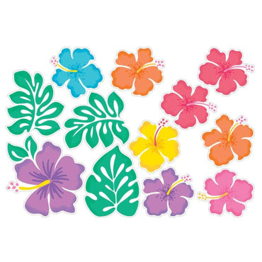 Summer Hibiscus 12 Cutouts Value Pack