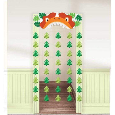 Dino-Mite Party Dinosaur Door Curtain Each