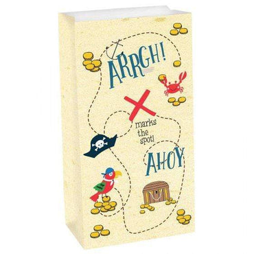 Ahoy Birthday Paper Treat Bags 8pk